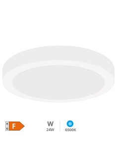 Round LED Surface Downlight Nilsia 30 cm 24W White