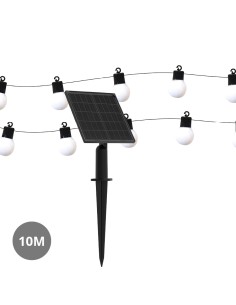Decorative solar string light kit 10 m 20 lights 2300K IP65