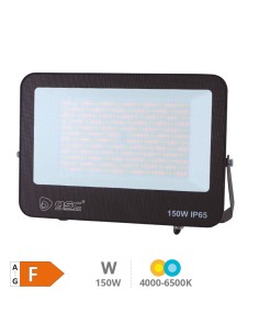Aluminum LED Projector 150W IP65 Black 4000K