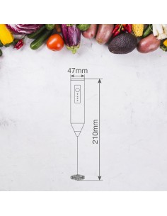 Mousseur à lait électrique 3 W avec batterie intégrée 2