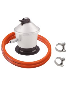 Kit regulador de gas con manguera de butano 80 cm
