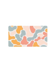 PVC Kitchen Rug 44x71 cm Multicolor