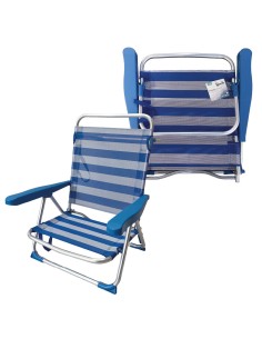 Foldable Beach Chair Multi-position 61x68x82 cm 2