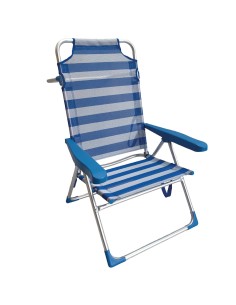 Adjustable Position Folding Beach Chair 67x66x99 cm
