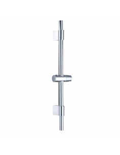 Shower bar with chrome shower head bracket