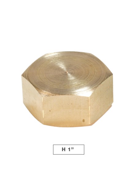 Brass plug female 1" - 10 pcs/box