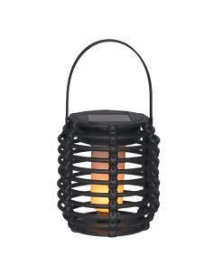 Solar LED Lantern 0.2W Warm Light 1800K Black