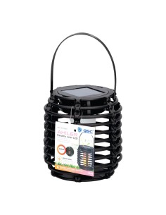 Solar LED Lantern 0.2W Warm Light 1800K Black 2