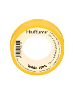 Bande de téflon 12 mm 75 microns 12 m rétractable