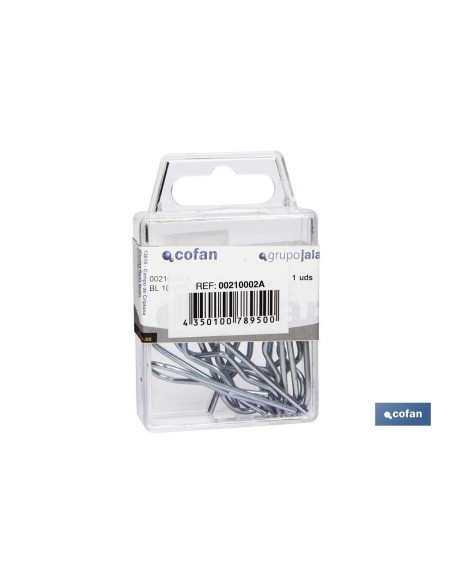 Rivet BL 2 UDS SPLIT PIN R M-4 10 Pièces