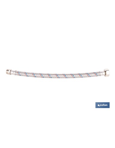 Conexión flexible inoxidable DN13 para termos de 40 cm
