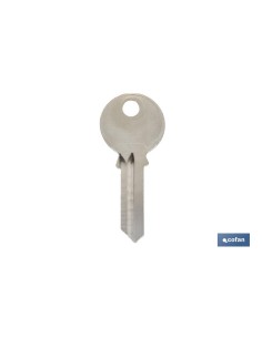 Chiave grezza per lucchetto antipalmare 70-90 mm 53x23 mm