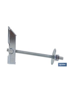 Swivel Hook with Threaded Rod M-5 14 cm