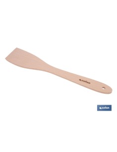 Paleta de madera con mango plano sin ranuras 30 cm 2