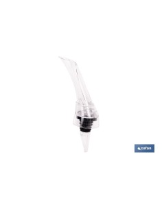 Weinlufter in Silikon und transparentem ABS, 4,2 x 16 cm 2