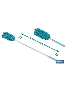 Pochon en microfibre avec manche télescopique de 27 cm