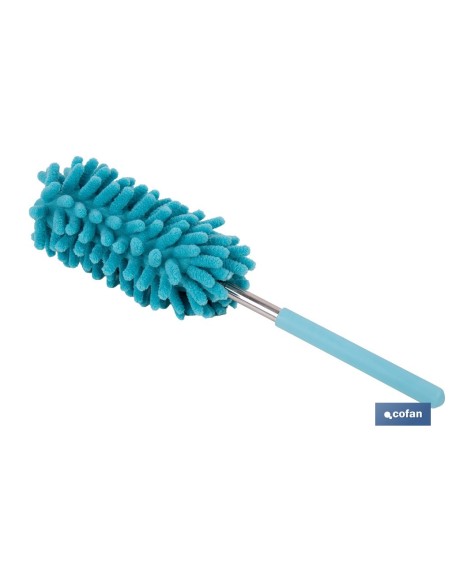 Telescopic Microfiber Duster 76 cm with Stainless Steel Handle