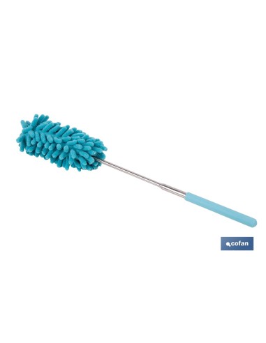 Telescopic Microfiber Duster 76 cm with Stainless Steel Handle
