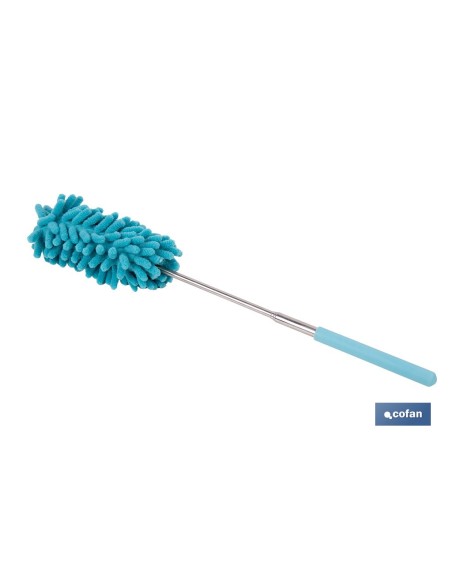 Telescopic Microfiber Duster 76 cm with Stainless Steel Handle