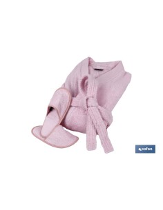Light Pink Bathrobe 500gr Size S 2