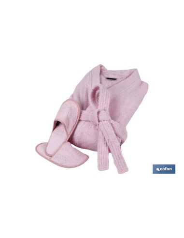 Light Pink Bathrobe 500gr Size S