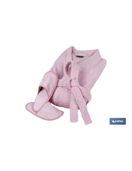 Light Pink Bathrobe 500gr Size S