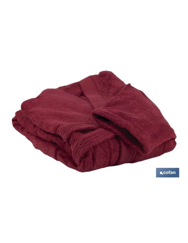 Burdeos Bathrobe 500gr Long Sleeve Size L