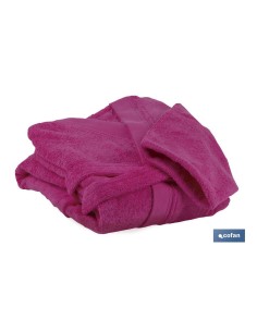 Fuchsia Bathrobe 500g/m² Long Sleeve Size L