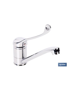 Single-handle kitchen faucet with hygienic handle 11.2 l/min 2