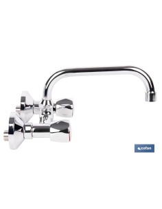 Wandmischgriff Küchenherd 15 cm 17,2 l/min
