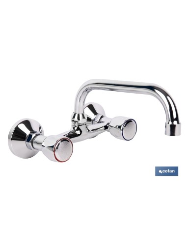 Wandmischgriff Küchenherd 15 cm 17,2 l/min