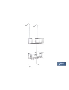 Panier de douche double en acier inoxydable 304
