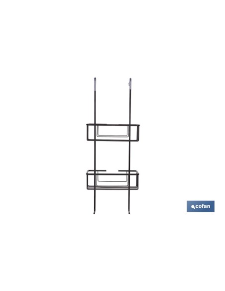 Doppel-Duschkorb aus rostfreiem Stahl 70,3 cm