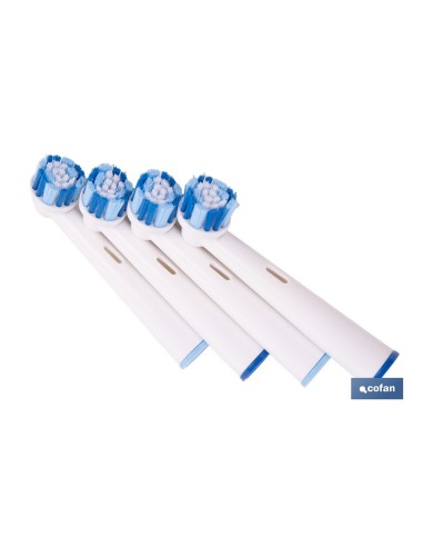 Replacement Heads for Electric Toothbrush 4 Units