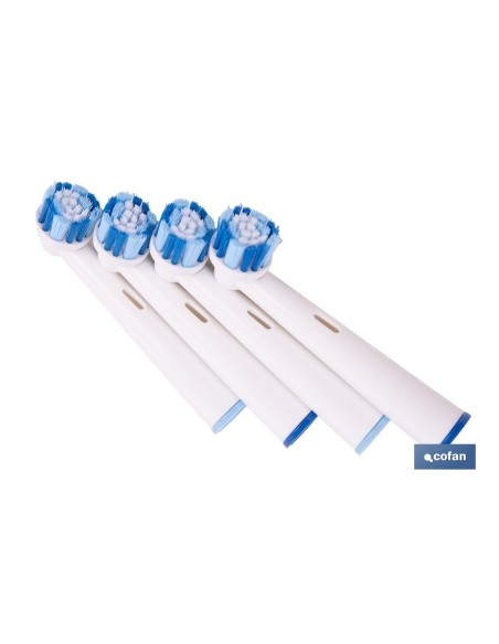 Replacement Heads for Electric Toothbrush 4 Units