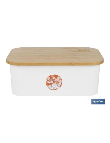 Pacote de pão com tampa de bambu, 6 copos para água e 6 pratos bege