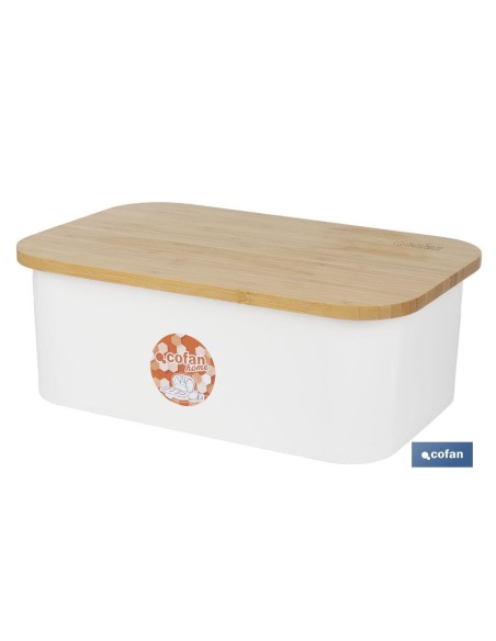 Pacote de pão com tampa de bambu, 6 copos para água e 6 pratos bege
