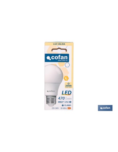 Classic E27 LED Bulb 4.9 W 470 Lm 3000 K