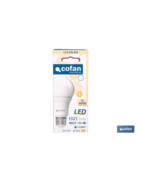 Ampoule LED Classique E27 13 W 1521 Lm 3000 K