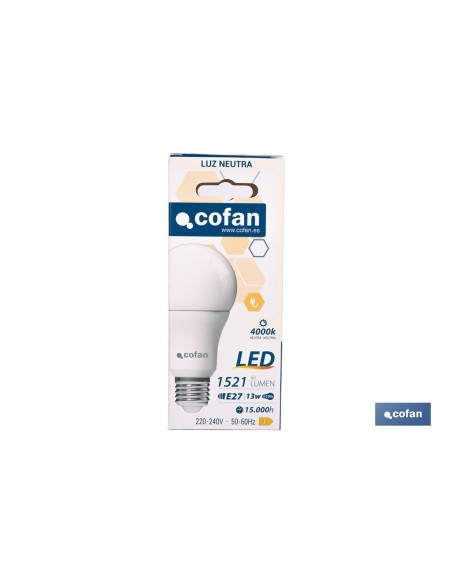 Lâmpada LED Clássica E27 13 W 1521 Lm 4000 K