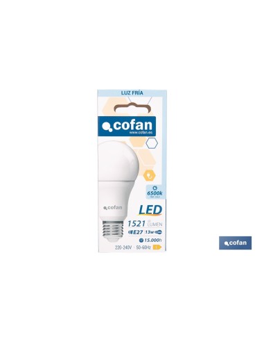 Lâmpada LED Clássica E27 13 W 1521 Lm 6500 K