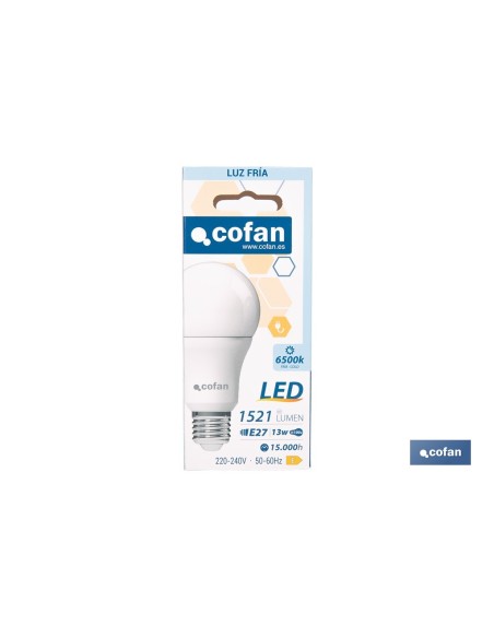 Lâmpada LED Clássica E27 13 W 1521 Lm 6500 K