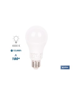 Lâmpada LED Clássica com Sensor 9 W E27 806 lm 4000 K