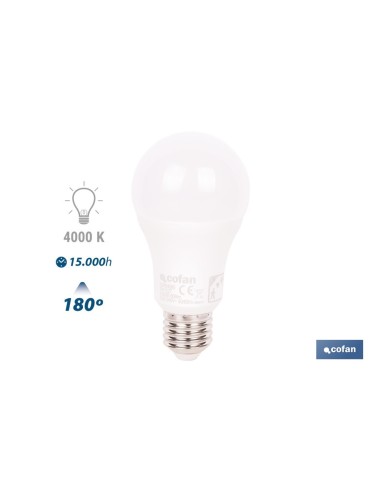 Lâmpada LED Clássica com Sensor 9 W E27 806 lm...