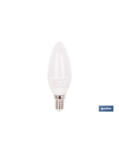 LED-Kerzenlicht 6,5 W E14 806 lm 6500 K