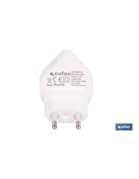 LED Motion Sensor Lamp 0.17 W IP20 2700 K