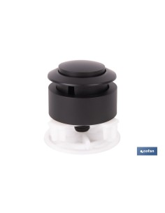 Black Interruptible Push Button Candaba 40 mm