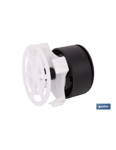 Pulsante nero interrompibile Candaba 40 mm