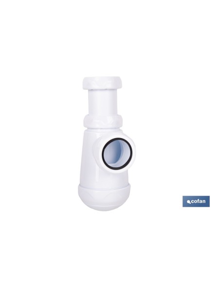 Sifão de garrafa com saída Ø32 mm e rosca 1 1/4-1 1/2