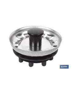 Grille de évier type araignée Ø60 mm inoxydable